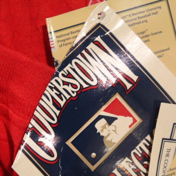 Anaheim Angels Men Red Tee Shit Cooperstown Vladimir Guerrero Size XXl - Picture 6 of 9